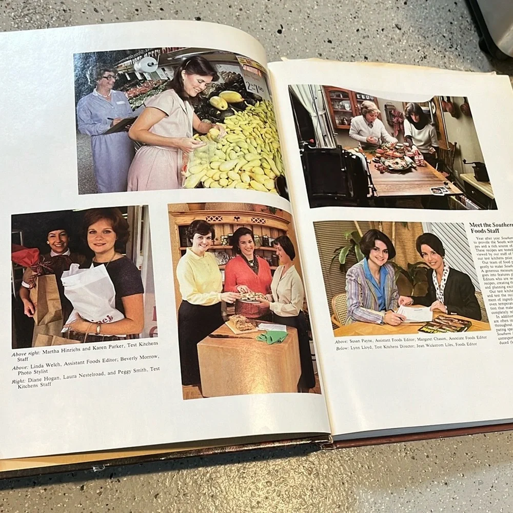 VINTAGE SOUTHERN LIVING 1981 ANNUAL RECIPES HARDCOVER COOKBOOK